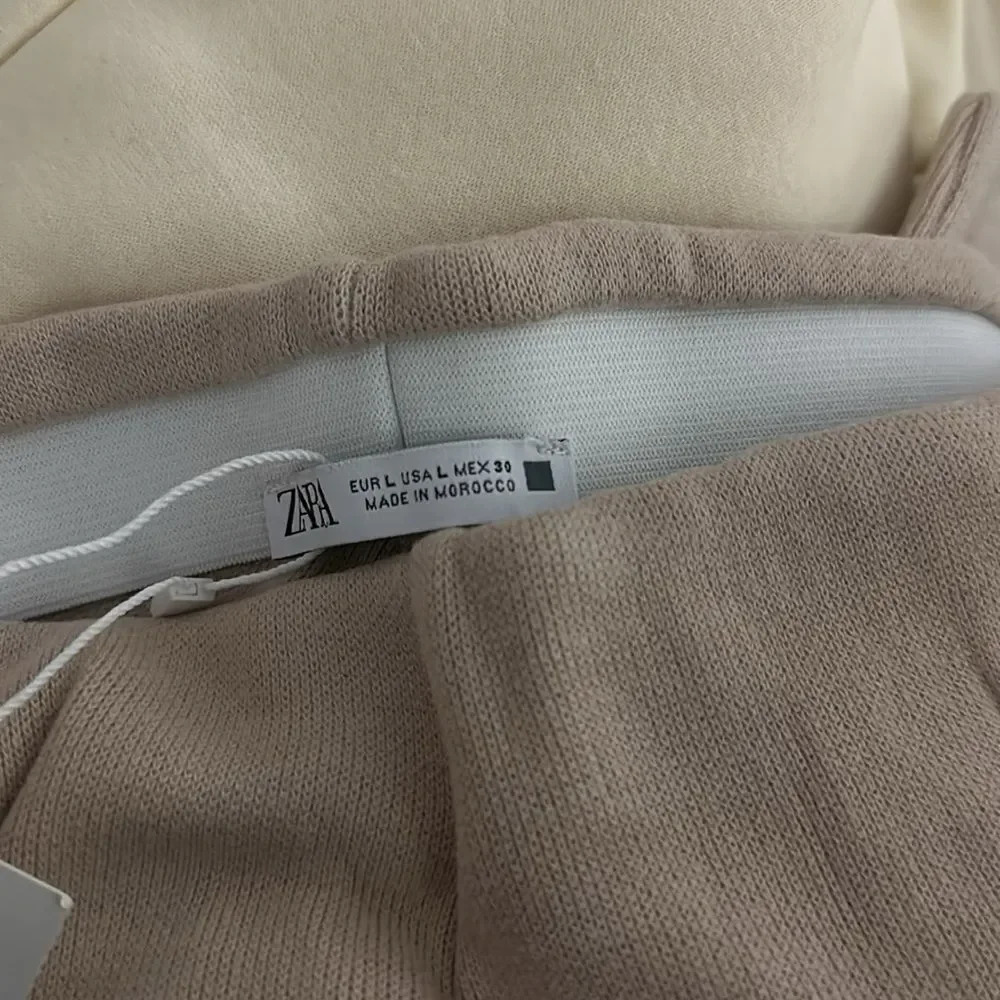 ZARA | Mink | SOFT WIDE LEG PANTS - Picture 10 of 10